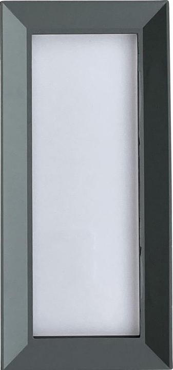 Produktbild Z-Licht Aluminium Quader Wandleuchte IP65 12W grau (960 lm)