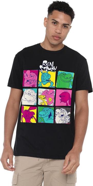 Actual product image Ren & Stimpy Mens Warhol 2 T-Shirt (4XL)