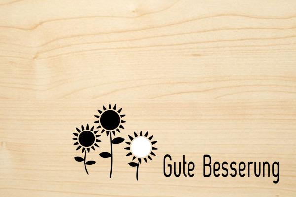Produktbild Die Laserei So Hot Holzgrusskarten (6 Stk.)