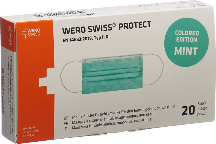 Wero Swiss Hygienemaske (Typ IIR, 20 x)