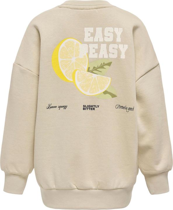 Produktbild Only Locker geschnitten Rundhals Junior Tief angesetzte Schulter Sweatshirt Sweatshirt (158)