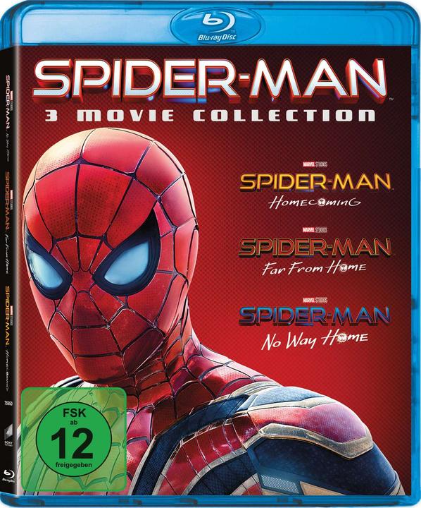 Sony Spider-Man - Homecoming, Far From Home, No Way Home - BR (Blu-ray, 2022, Deutsch, Englisch)