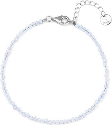 Produktbild Agato Mineral Bracelet With Chalcedony Beads Pol-B17/21l
