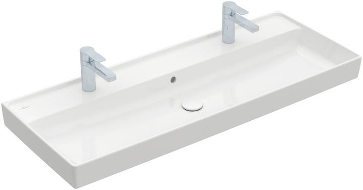 Villeroy & Boch Double furniture washbasin Collaro 120 cm x 47 cm white 4A33C401 (470 mm, 1200 mm)