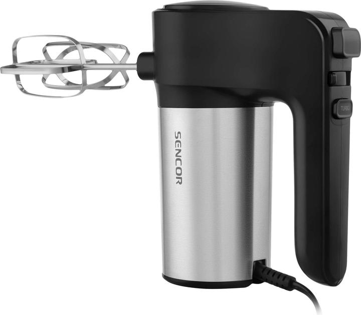 Actual product image Sencor SHM 5207SS Hand whisk 400 W Black, Stainless steel (400 W)