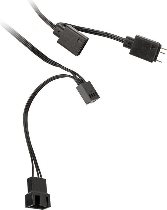 Actual product image Kolink Umbra X 120mm ARGB High Performance PWM Fan Triple Pack - Black (120 mm, 3 x)