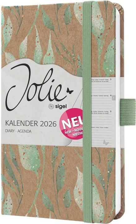 Immagine prodotto Sigel Agenda tascabile Jolie Pure (9,5 x 15 cm, Tedesco, Olandese, Francese, Inglese)