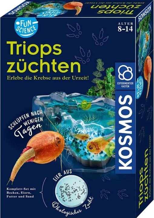 Actual product image Kosmos Experiment kit Fun Science Triops breed