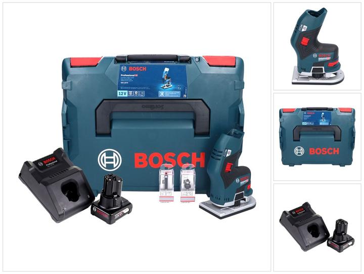 Image du produit Bosch Professional Bosch GKF 12V-8 Affleureuse sans fil 12V + 1x Batterie 6,0Ah + Chargeur rapide + Coffret de transpor