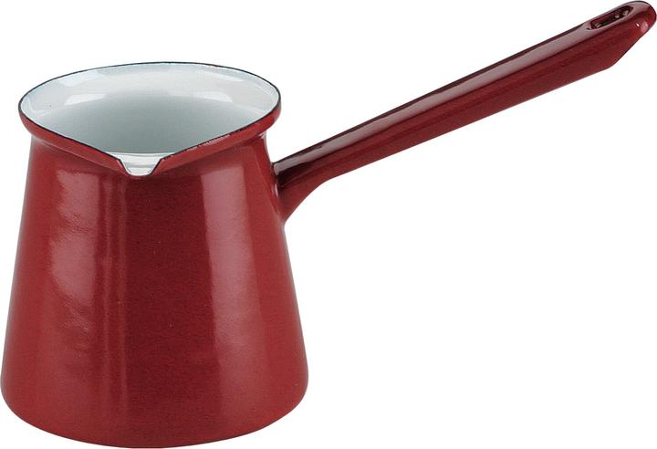 Ibili Türkische Kaffeekanne Bordeaux 0,35 Liter Für traditionelle türkische Kaffeezubereitung (0.35 l)