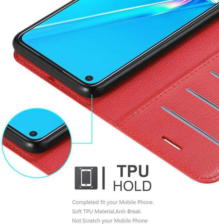 Actual product image Cadorabo Book with stand function cover (Oppo A92)
