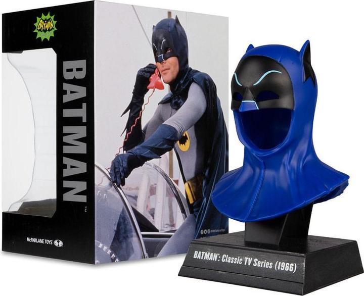 Actual product image McFarlane Batman 1966 DC Direct Mini-Replica 1/3 Batman Mask 17 cm