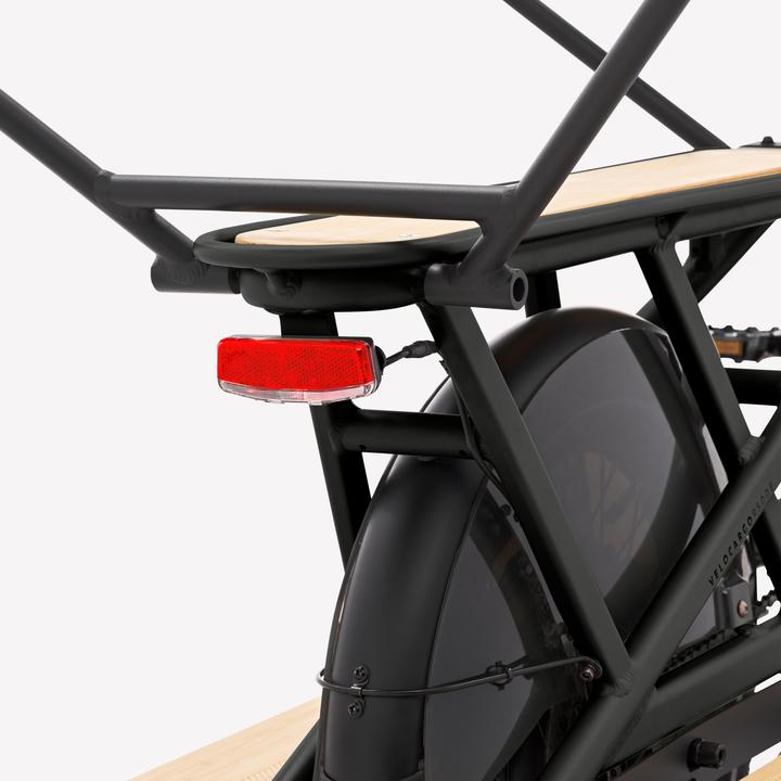 Actual product image Btwin E-cargo bike Cargobike R500E Longtail V2 black