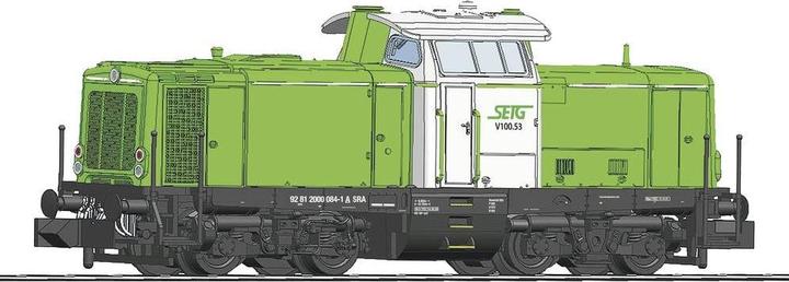 Immagine prodotto Fleischmann 721283 N Locomotiva diesel V 100.52 del SETG (Traccia N)