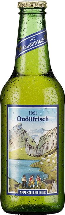Actual product image Appenzeller Bier Appenzeller Quöllfrisch Lager (10 x 33 cl)