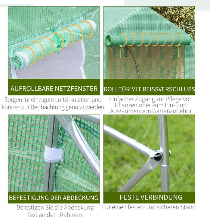 Image du produit Outsunny Foliengewächshaus