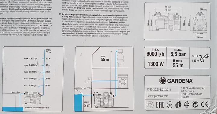 Image du produit Gardena Distributeur d'eau domestique (Pompe à eau domestique)