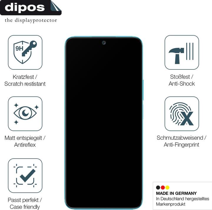 Image du produit Dipos Film de Protection d’écran Anti-Shock (2 pièce(s), Honor 90 Lite)