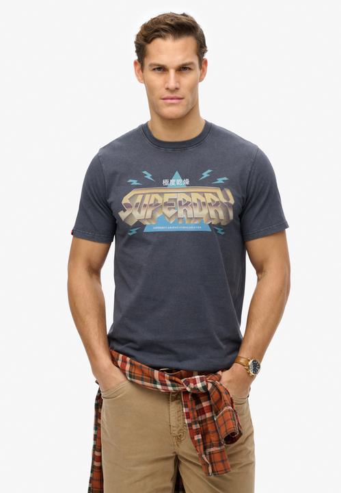 Actual product image Superdry Rock Band Logo Relaxed Tee (XL)