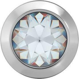Produktbild Studex Sensitive Ohrstecker Bezel Silber mit Kristall 4 mm (Edelstahl)
