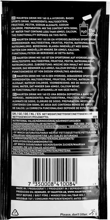Image du produit Maurten Hydrogel Drink Mix 160 (Neutre, 18 x)