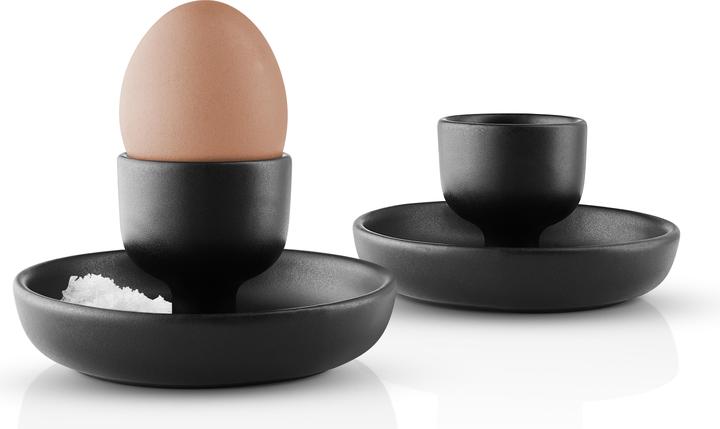 Image du produit Eva Solo - Nordic kitchen Eierbecher - Black - 2 St. H6 cm x 11 cm (2 x)