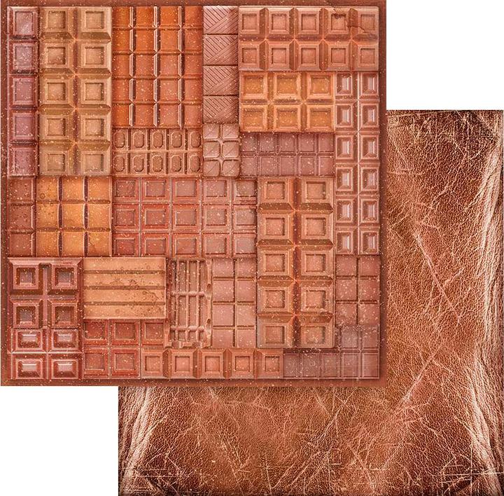 Actual product image Stamperia Scrapbook block "Coffee and Chocolate - Backgrounds" (190 g/m², 10 x)