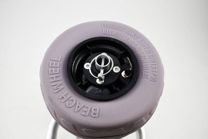 Actual product image 9WS Chariot alu 2 paddle roues basse pression spcial plage