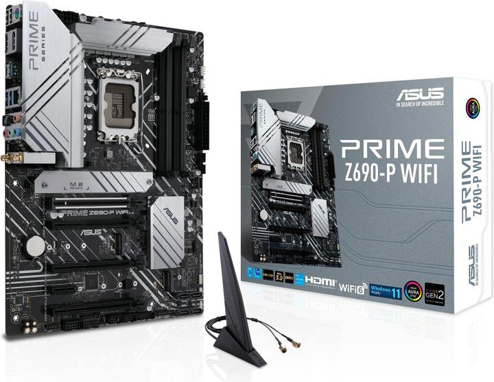 Image du produit ASUS Prime Z690-P Wifi (LGA 1700, Intel Z690 (DDR5), ATX)