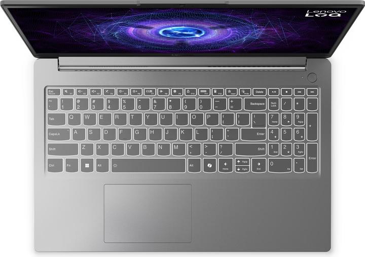 Lenovo LOQ 15 (83LK008TGE) (grey, Intel® Core? i5-12450HX, NVIDIA GeForce RTX 4050, 16 GB DDR5, 512
