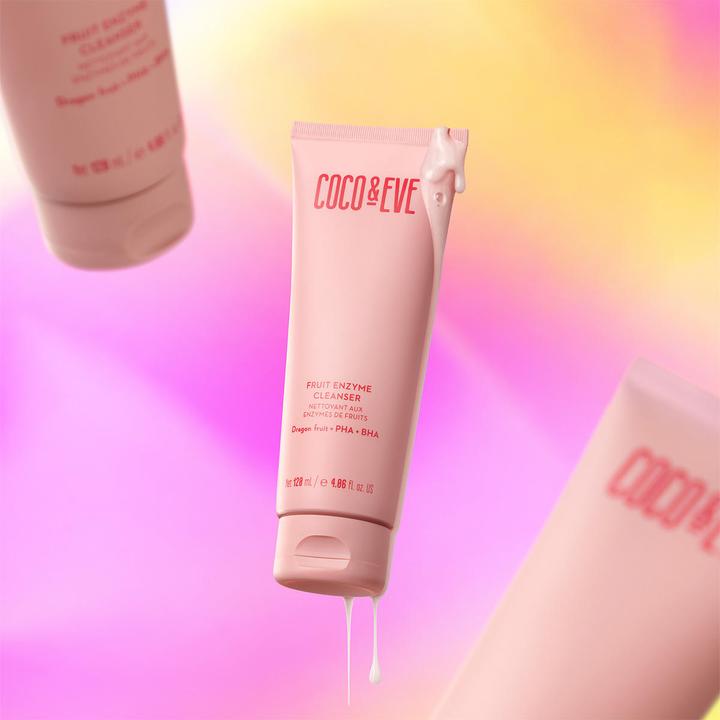 Image du produit Coco & Eve Nettoyant aux enzymes de fruits Nettoyant doux à base d'eau pour un teint éclatant 4.06 fl oz 120ml (Mousse, 120 ml)