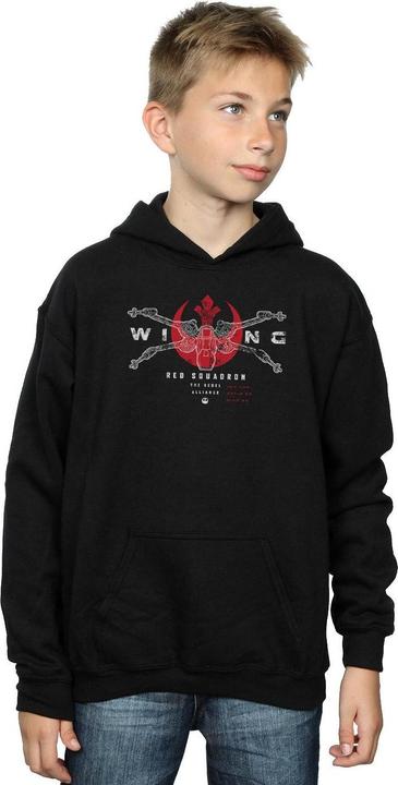 Produktbild Star Wars Rogue One XWing Red Squadron Kapuzenpullover Jungen (140, 146)