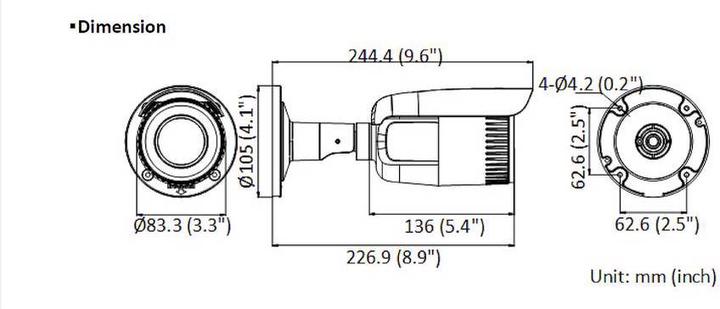 Actual product image Hikvision DS-2CD1623G0-IZ(2.8-12mm)(C) LAN IP Surveillance Camera 1920 x 1080 Pixel (1920 x 1080 Pixels)