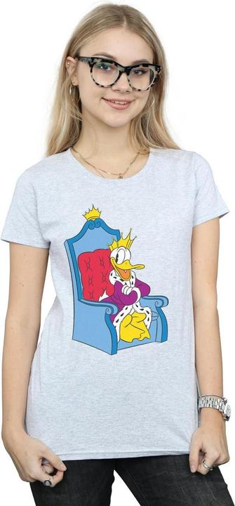 Actual product image Disney Womens/Ladies Donald Duck King Donald Cotton T-Shirt (XL)