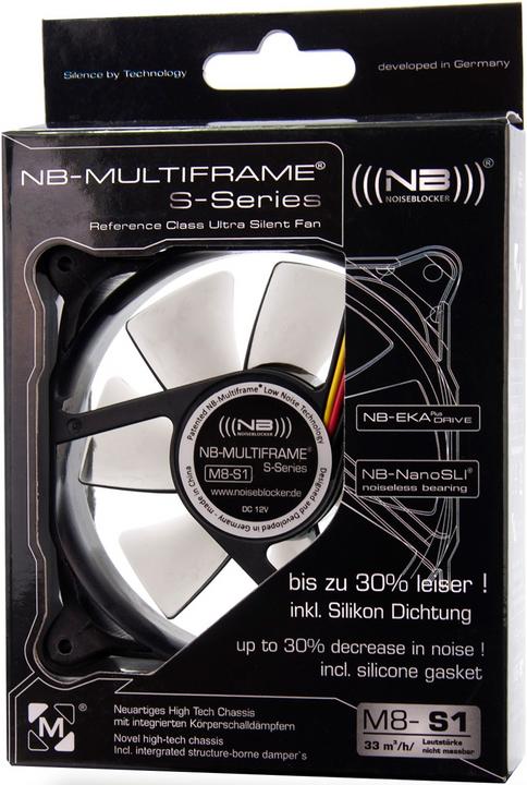 Actual product image Noiseblocker Multiframe S-Series MF12-S1 (120 mm, 1 x)