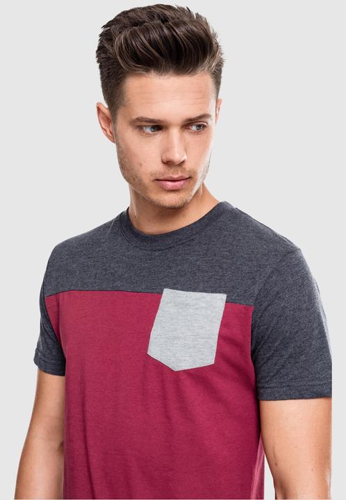 Produktbild Urban Classics 3-Tone Pocket Tee (S)