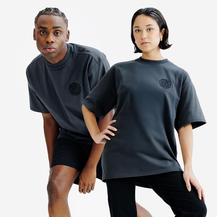 Decathlon T-Shirt unisex grafisch - Relax grau (S)