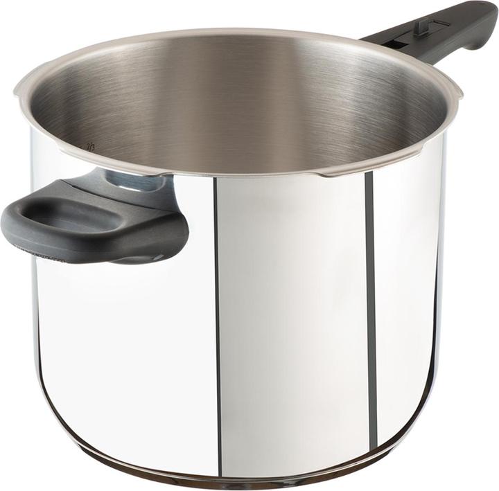 Produktbild WMF Schnellbratpfanne 3l Schnellkochtopf ohne Deckel Perfect Induktion Edelstahl (22 cm, Dampfkochtopf, Edelstahl)