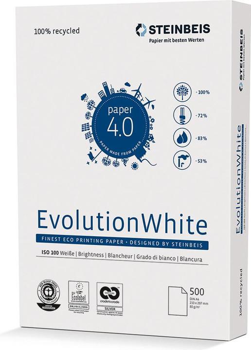Produktbild Steinbeis Evolution White (80 g/m², 2500 x, A4)