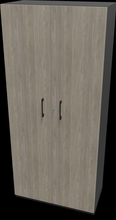 Wood decor grey with structure, Black, Dark grey