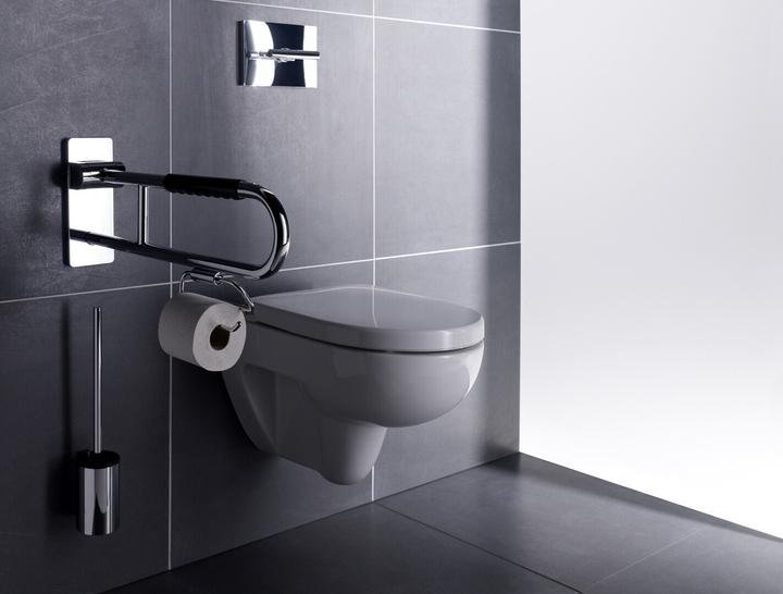 Produktbild Emco Toilettenbürstengarnitur SYSTEM 2 Standmodell, Behälter chrom chrom