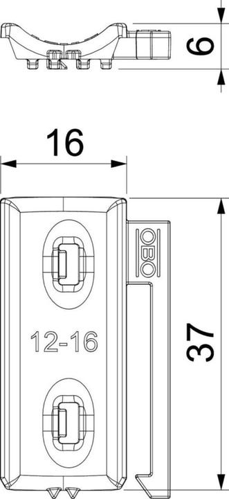 Immagine prodotto OBO Bettermann Contro vasca universale (14 mm, 1 pz.)