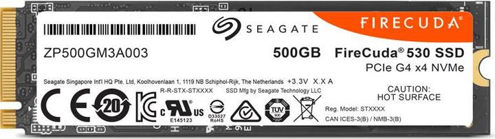 Actual product image Seagate FireCuda 530 (500 GB, M.2 2280)