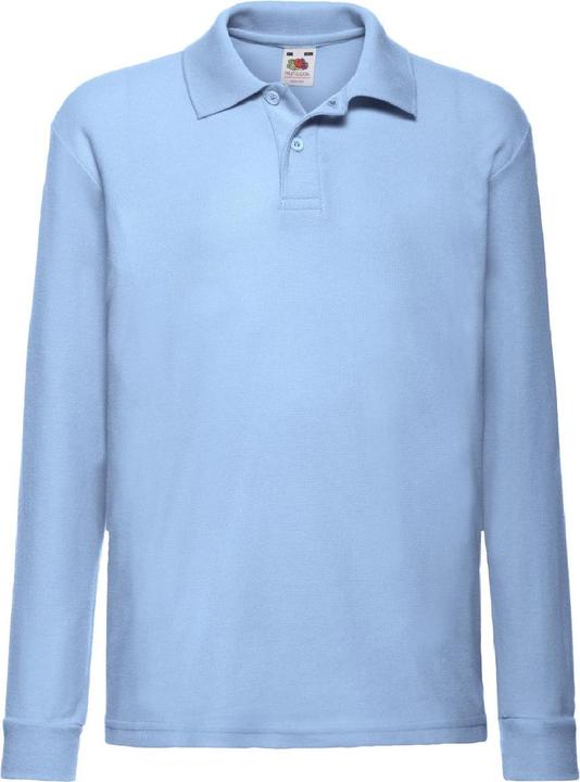 Actual product image Fruit of the Loom Polo shirt long sleeve (116)
