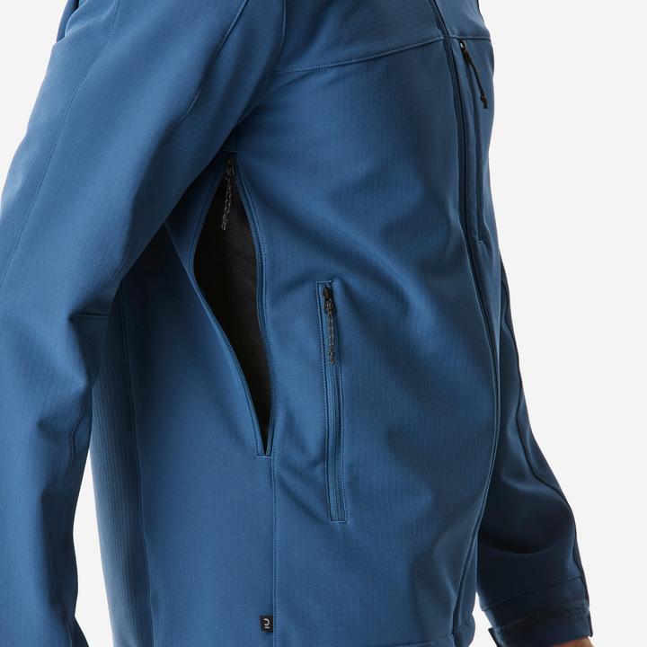 Actual product image Forclaz Men's softshell jacket - MT500 Windwarm blue (S)