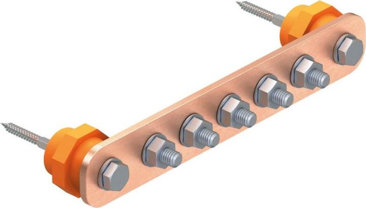 Image du produit OBO Bettermann Vertr Rail d'équipotentialité 20 Connexions 20