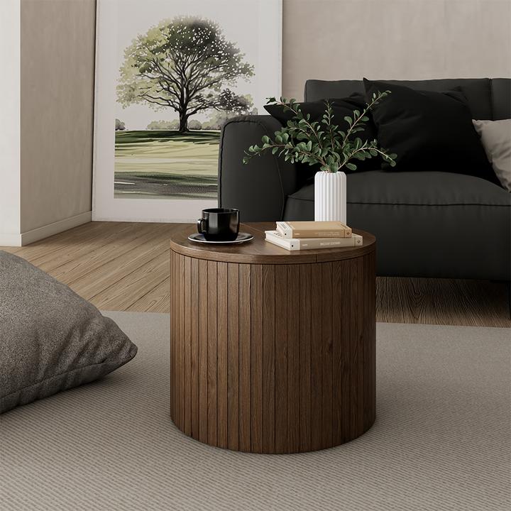 Produktbild Vichy Couchtisch Tavilo, Walnuss, 38 x 38 cm (38 x 32 x 38 cm)
