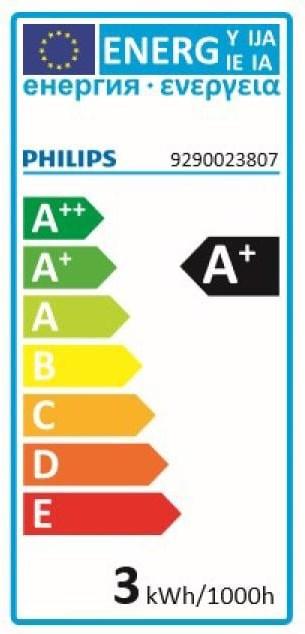 Energie-Label Philips Lampe (E27, 2.30 W, 136 lm, 1 x, E)