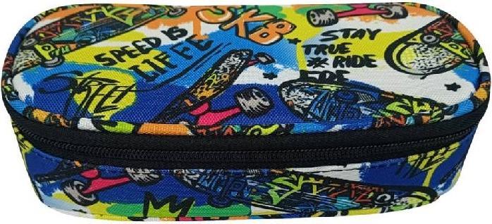 Produktbild Donau Schüleretui Skater bunt