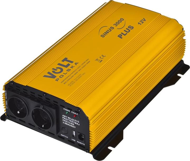 Image du produit Volt Polska Przetwornica napiecia SINUS PLUS 3000 12/230V+pilot